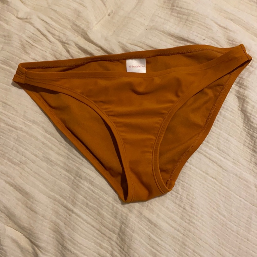 Orange bikini bottoms